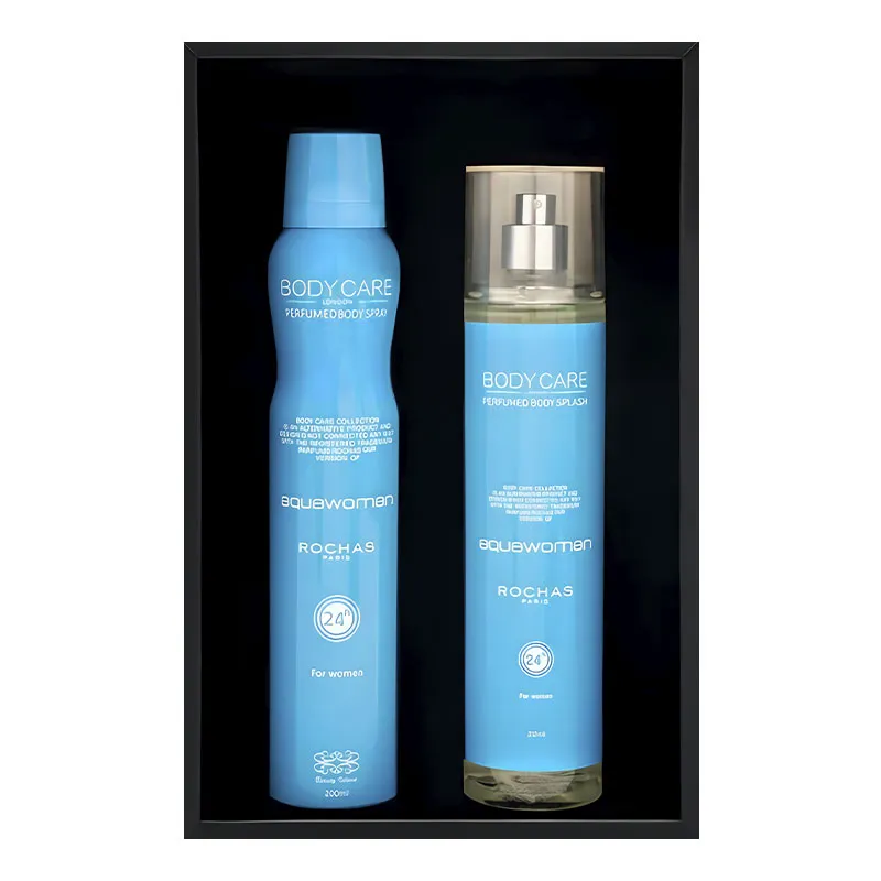 گیفت پک زنانه روشاس آکواوومن Rochas Aquawoman gift pack کادویی بادی کر