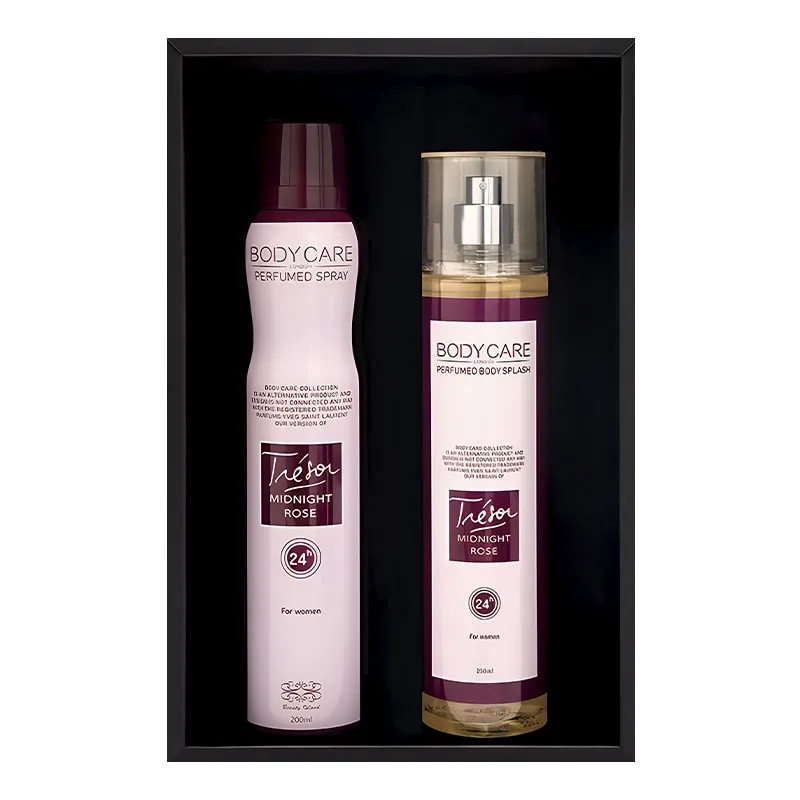 گیفت پک زنانه لانکوم ترزور میدنایت رز Lancom Tresor Midnight Rose gift pack کادویی بادی کر
